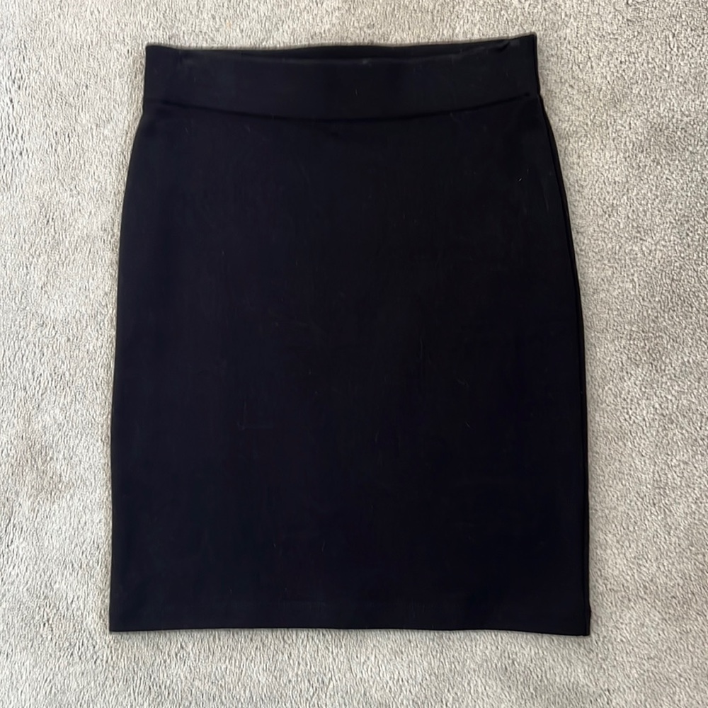 Madewell black pencil skirt